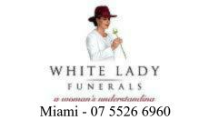 White Lady Funerals Ballina Logo